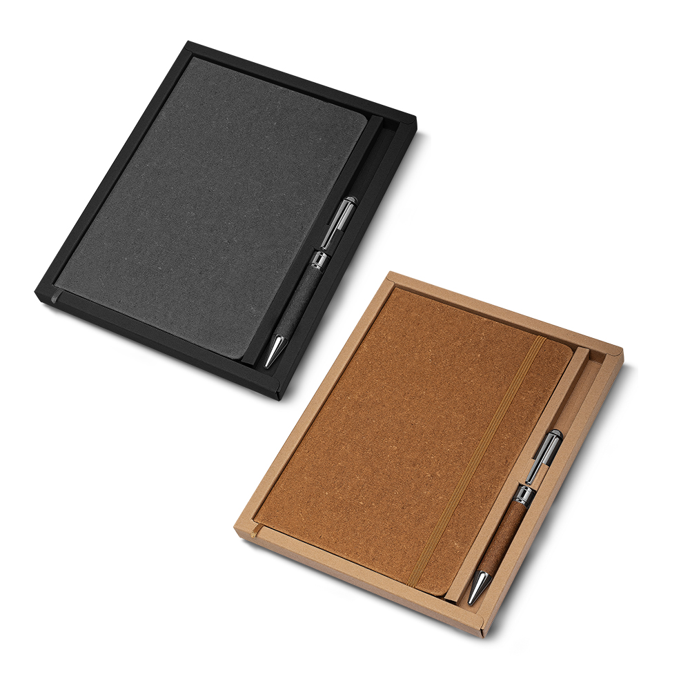Kit Caderno e caneta personalizados