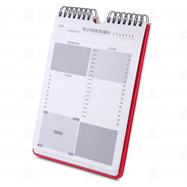 Caderno Personalizado Planner com capa em PU