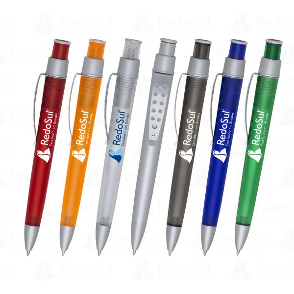 Caneta Personalizada Plástica