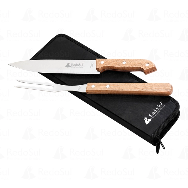 Kit Churrasco Personalizado com 3 Peças Kit Churrasco Personalizado com 3 Peças