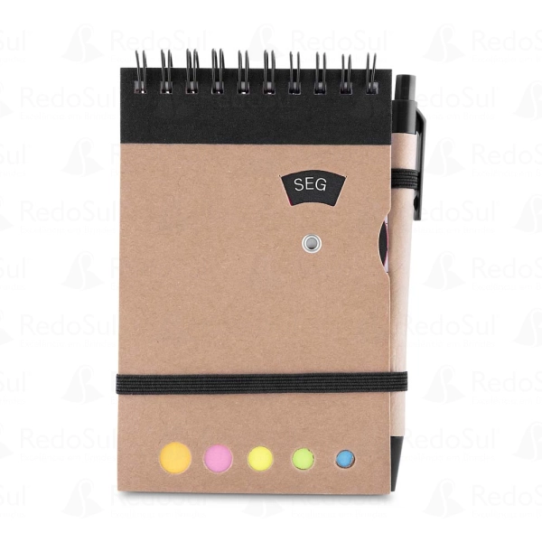 Mini Caderno com Caneta Personalizado
