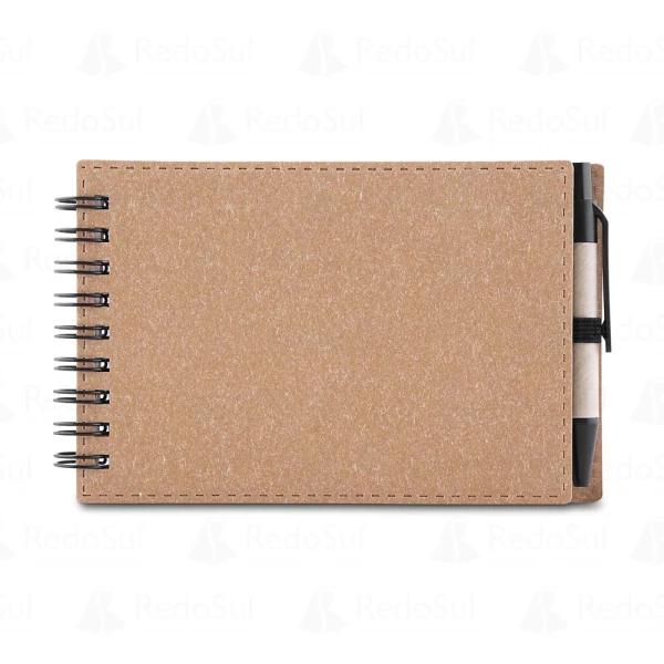 Mini Caderno de anotações personalizado com caneta