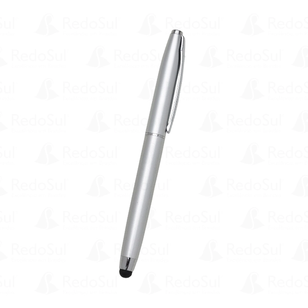 Caneta Personalizada com Ponteira Touch Screen Plástica