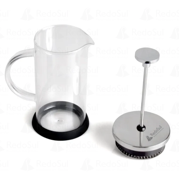 Cafeteira Francesa personalizada em vidro de 350 ml