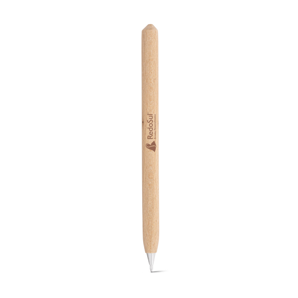 Caneta de madeira personalizada