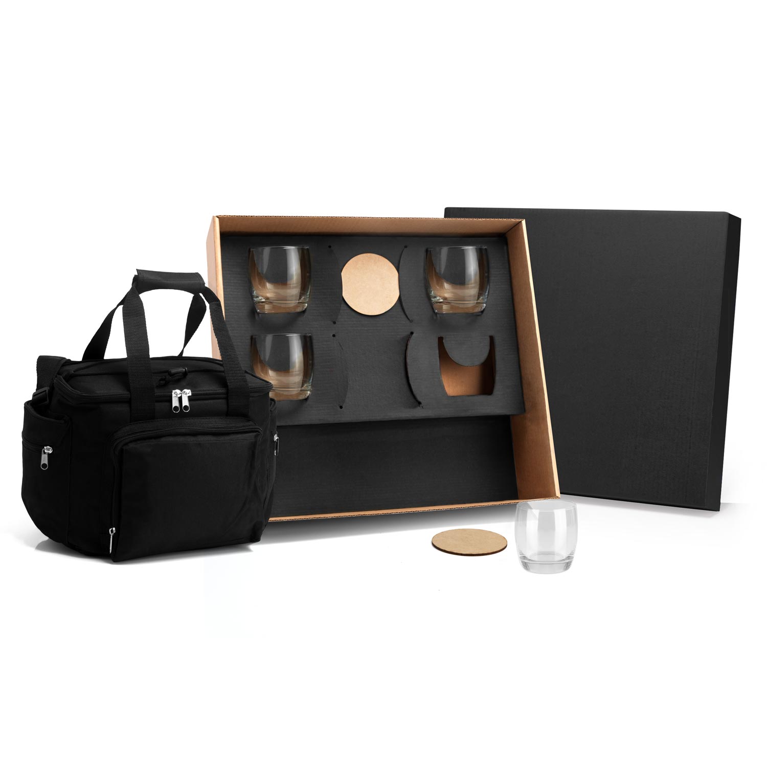 RD 7090081-KIT Whisky com Bolsa Térmica com 9 peças