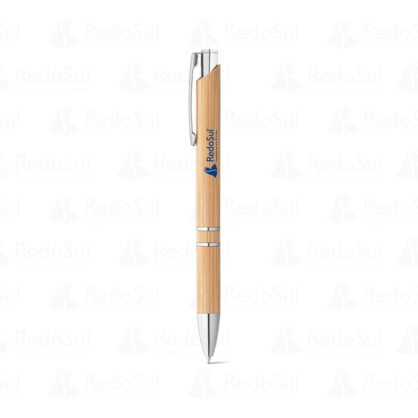 Caneta Personalizada de Bambu