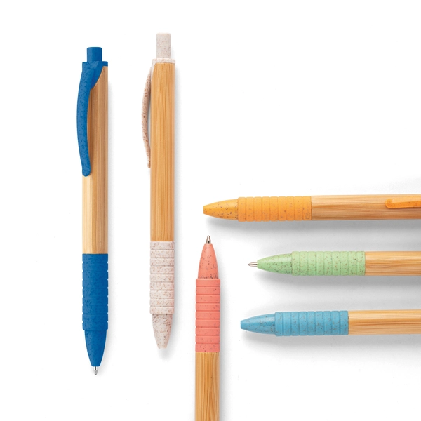 Caneta Personalizada de Bambu