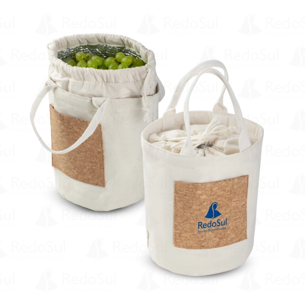 Bolsa Térmica Personalizada em Algodão e Cortiça