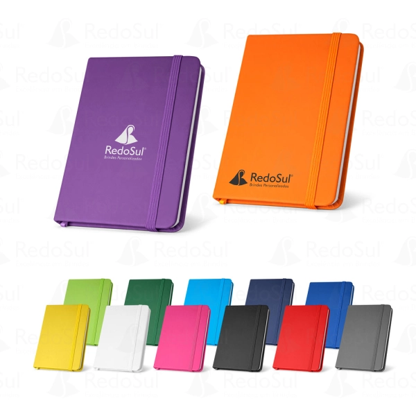 RD 93425-Caderno tipo Moleskine Personalizado 14 x 9 cm
