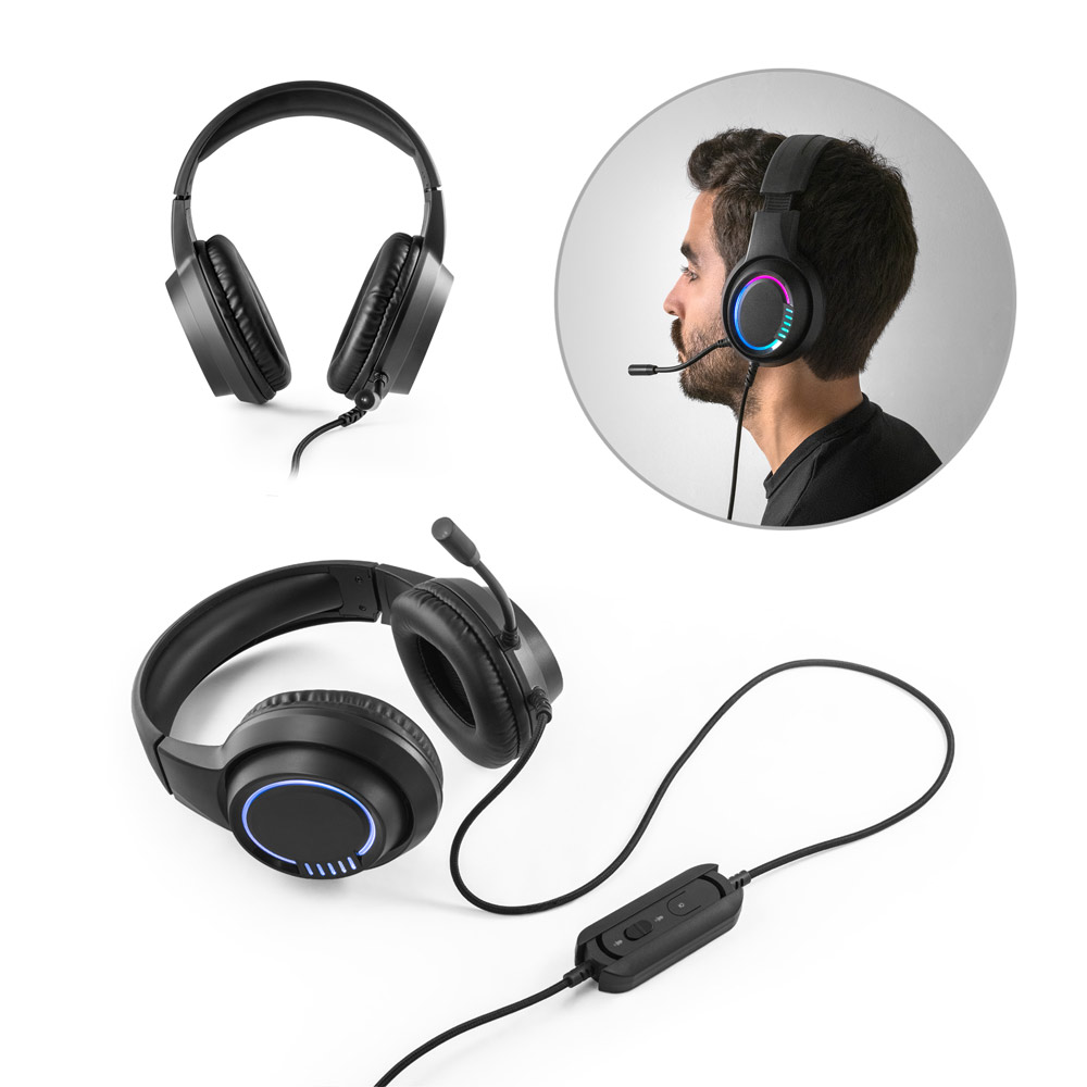 Fones de ouvidos personalizado para jogos com microfone de alta qualidade