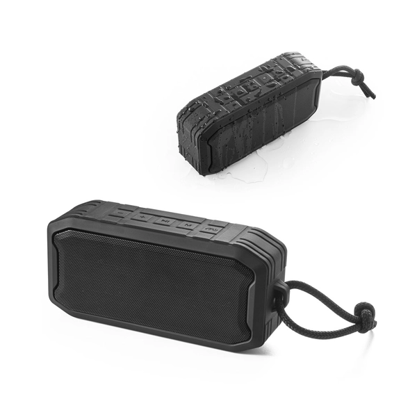 Caixa de som portátil personalizada com microfone