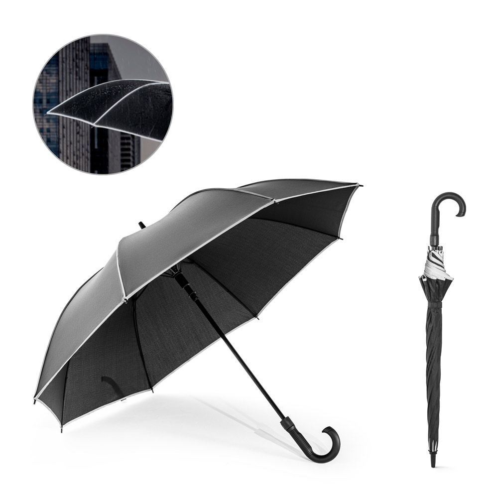 Guarda-chuva  personalizado de 120 cm em poliéster à prova de vento